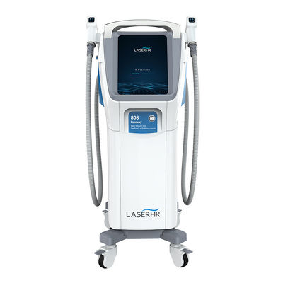600W 2000W 808nm Diode Permanent Laser Hair Removal Machine With Dual Handle
