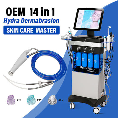 Buy 14 in 1 Multifunction Hydra Facial Machine Microdermabrasion Peeling and Water Skin Peeling for Deep Skin Cleansing and Nourishment online manufacture