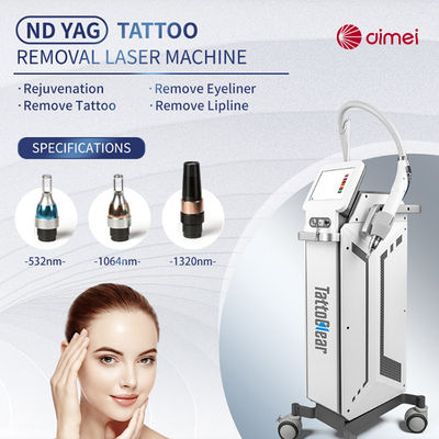 Buy 532/1064/1320nm Q-Switch Nd Yag Laser Tattoo Removal Machine for Pigmented Lesions and Multi-Color Tattoos in Australia online manufacture