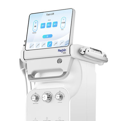 Buy 30LF Flow Skin Care Hydra Facial Machine With 6 Handpiece For Beauty Salon online manufacture