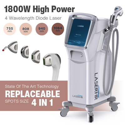 Buy 4 In 1 Customize 808nm Alexandrite Nd Yag Clinical Diode Laser Hair Removal Machine for Sale online manufacture