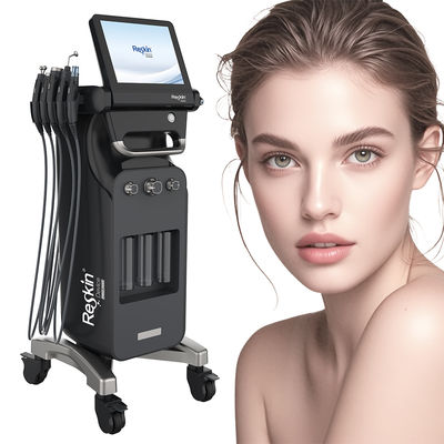 Buy Popular Hydro Dermabrasion Machine For Beauty Salon Spa With Advanced Technology And 6 Functions RF Ultrasonic Facial Care online manufacture