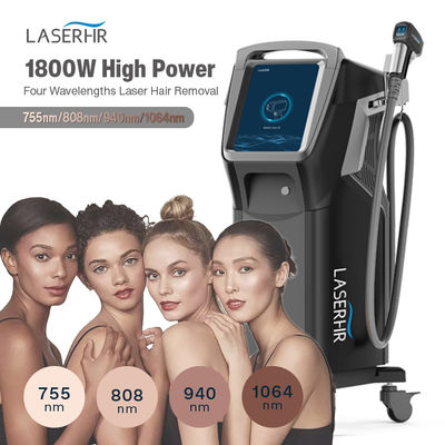 Buy Newest Ice Platinum Titanium 1800w Diode Laser 808 1064 755 940nm Diode Laser Hair Removal Machine Price online manufacture