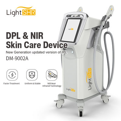 Buy Newest Designer Skin Rejuvenation SHR DPL NIR 2 in 1 Beauty Machine 2000W With 2 Handles online manufacture