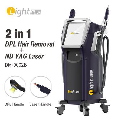2 In 1 OPT SHR IPL Yag Laser Pigment Removal Skin Rejuvenation Hair Removal Beauty Machine